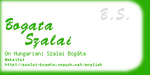 bogata szalai business card